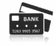 gray bank card icon